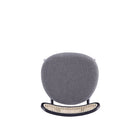 Manhattan Comfort - Lot de 4 chaises de salle à manger Colbert 44,5 cm style industriel chic, rembourrées, noir et gris-Garantie limitée du fabricant de 30 jours