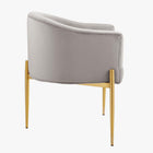 Modway Savour Tufted Performance Velvet Accent Chairs - Light Grey - 2 Pack-Chair Weight Capacity: 300 lbs.