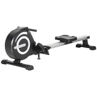 Soozier Magnetic Rowing Machine-Super silent aluminium sliding frame 