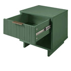 Manhattan Comfort Granville 18.11" Modern 1-Drawer Nightstand 2-Piece Set - Sage Green-10