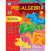 Carson Dellosa Skills For Success Pre-Algebra Resource Book (CD-4323) - Grade 6 - 8-Age group and grade: Ages 11 - 4 years and grades 6th - 8th
