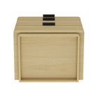 Manhattan Comfort Payton 26" Modern Nightstand 2-Piece Set - Natural Oak/Black-30 Day Limited Manufacturer's Warranty