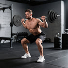 Soozier 154 lb Barbell Weight Set - Adjustable Weights for Home Gym-Great for strengthening various muscle groups 