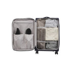 Bugatti Amsterdam Large Softside Luggage - Navy-Zipper-release expansion system allows 20% more packing space
