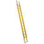 Featherlite 6200 Series 28' Industrial Heavy-Duty Fiberglass Extension Ladder - Round Rung-Max. Open Height: 25'