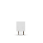 Manhattan Comfort Liberty MDP and MDF 70.86"W TV Stand, White (202AMC6)-Includes 2 Media Holes for Wire Management.