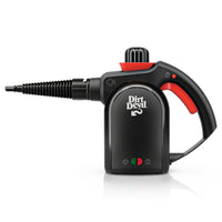 Dirt Devil WD21000CA 7-in-1 Handheld Steamer - Black/Red-Effectively clean surfaces with the power of pressurized steam