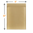 Vangoddy #2 Honeycomb Padded Self-Sealing Mailers - 8.5" W x 12" L - Brown - 100 Pack-Inner Dimension: 11"L x 8: W