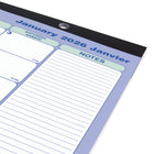 Blueline 2026 Monthly Desk Pad Calendar - 17-3/4" x 10-7/8" - Bilingual-One month on each sheet, one block per day