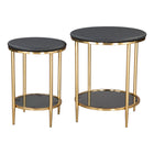 Zuo Koper Coffee Table - Black - Set of 2-Colour: Black