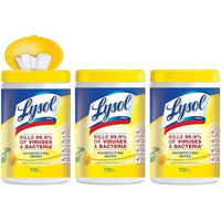 Lysol Disinfecting Wipes Citrus - 110 Wipes per Pack - 3 Pack-Use on surfaces all over your home