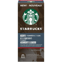 Starbucks Nespresso Original System Espresso Decaf Capsules - 10 Pack-Ground Coffee - Decaf Espresso Capsules