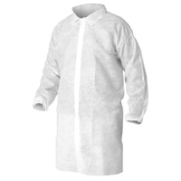 Latoplast Polypropylene Lab Coat - 2X-Large - White-White polypropylene