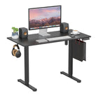 ShoppingAll Bureau Électrique Réglable en Hauteur avec Plateau Splice de 48 x 24 Pouces – Noir-Supporte jusqu’à 70 kg / 154 lb (+ poids du plateau de 9 kg) de capacité de charge avec un système intégré de protection contre les surcharges pour plus de sécurité.