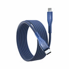 Statik MagStack Pro Charge/Sync Magnetic Cable USB-C to USB-C - 3.3 ft - Navy-Tangle-Free: With reinforced nylon that’s fully magnetic, this durable cable never tangles or gets messy