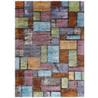 Modway Success Nyssa Abstract Geometric Mosaic Area Rug - 4 ft W x 6 ft L - Multicolored-Abstract Geometric Mosaic Area Rug