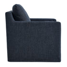 Modway - Serene Revêtement en tissu Fauteuil pivotant - Bleu ardoise-Rembourrage en mousse dense