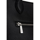 Design Lambert Inc - Le Claire Sac fourre-tout en cuir vegan, noir-2 Compartiments à bouteille d’eau