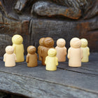 Yellow Door Little People Sensory Play 9-Piece Set-Characters can be anybody from anywhere and they might be feeling sad, happy, furious, shy, jealous...