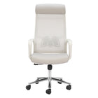 Zuo Jett High Back Office Chair - Light Grey-Breathable mesh fabric