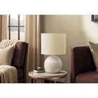 Monarch Specialties 15" H Table Lamp - Ivory Resin / Beige Shade-The soft beige shade provides a warm glow, effortlessly brightening your living room, bedroom, or office for an inviting ambiance