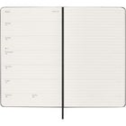 Moleskine - 2026 Agenda semainier Classic 12 mois à couverture rigide - 5" x 8.25" - Noir-Outils pratiques : calendrier, planification de voyages, idées et objectifs, pages lignées pour les notes