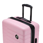 Atlantic Riptide Abs 24" Expandable Spinner - Parfaitpink-Lockable zipper pulls on main compartment for added security