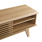 Modway Render 70" Entertainment Center TV Stand - Oak-8