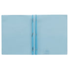 Staples 3-Prong Fastener Poly Report Cover - Lime Blue-Sheet Capacity: 80