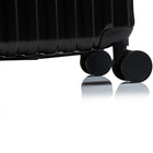 CHAMPS Element  3-Piece Expandable Hardside Luggage Set - Black-Lightweight