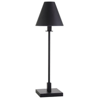 Hudson&Canal - Lampe de table Clement de 71 cm de haut avec abat-jour en métal, - Bronze noirci/Bronze noirci-Design moderne et élégant pour votre salon, votre espace de travail ou votre table de chevet