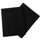 JAM Paper - Enveloppes ouvertes pour catalogue en papier texturé sans fermoir, 10 x 13 po, noir, 100 par boîte-Matériau : papier robuste