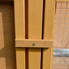 PawHut - Clapier à lapin en bois - cage pour lapin d’intérieur et d’extérieur avec plateau-La conception surélevée protège vos animaux des prédateurs 