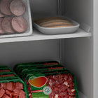 HOMCOM 3 cu ft  Compact Upright Mini Freezer with Reversible Single Door - White-Reversible door, removable shelf and adjustable feet provide flexibility