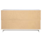 Manhattan Comfort Granville Modern Chest and Double Dresser Set - White-30 Day Limited Manufacturer's Warranty
