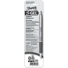 Sharpie – Stylo à pointe moyenne en métal S-Gel – 0,7 mm – encre noire – Champagne – paquet de 2-Encre noire