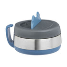 b.box Insulated Lunch Jar - 260 ml - Ocean-Spork utensil included, tucks neatly into the custom bumper