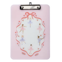 Pep Rally - Planchette à pince en plastique - format lettre - Bonjour Bestie-Peut contenir du papier format lettre standard (8,5 x 11 po)