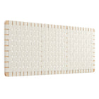 Modway - Sparta Montage mural en tissage Cuir végane Tête de lit Queen, Beige naturel-Tête de lit queene seulement