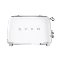 SMEG 4x4 4-Slice Toaster - White-6 different toasting levels for best results; defrost function; reheat function; bagel function to toast only one side of the slice