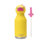 ASOBU - Bouteille Bestie Canard - Acier inoxydable isolé sous vide - Paille en silicone - 16 oz-4