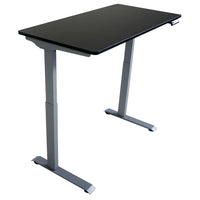 Victor - Bureau debout entierement electrique reglable en hauteur, 4' de large, noir-Bureau debout standard de 4' de large