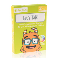 Open The Joy - Parlons-en ! Cartes de conversation - Version anglaise-Il y a plus de 100 questions pour lancer le débat.