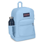 JanSport Cross Town Plus Backpack - Blue Dusk-Side water bottle pocket