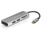 Aluratek USB Type-C Multimedia Hub and Card Reader with HDMI -HD 4K Resolution