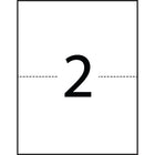Avery Waterproof Labels - 5.5" x 8.5" - 100 Pack-TrueBlock material hides everything under the label