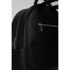 Design Lambert Inc - Le Miles - Sac à dos en cuir vegan, noir-Poche intérieure zippée