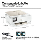 HP - Imprimante photo tout-en-un Envy 7975 avec 3 mois gratuits d'Instant Ink-Abonnement Instant Ink : économisez jusqu'à 50 % sur l'encre avec un . abonnement Instant Ink et recevez l'encre directement à votre porte