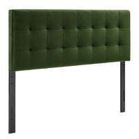 Modway Lily Stain-Resistant Performance Velvet King Size Headboard - Moss Green-Stain-Resistant Performance Velvet Upholstery