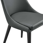 Modway Viscount Vegan Leather Dining Chair - Grey-8